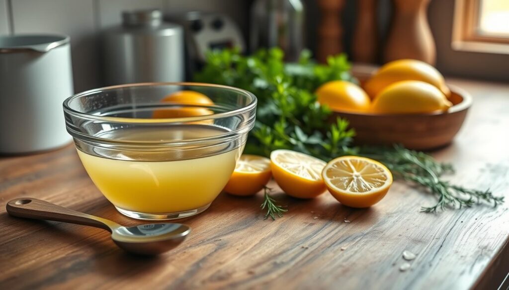 Brug af citron og eddike til at balancere salt