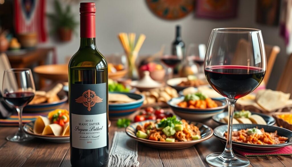 Udfordring ved vin til mexicansk mad