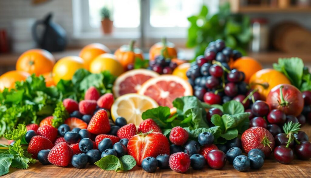 farverig kost antioxidanter