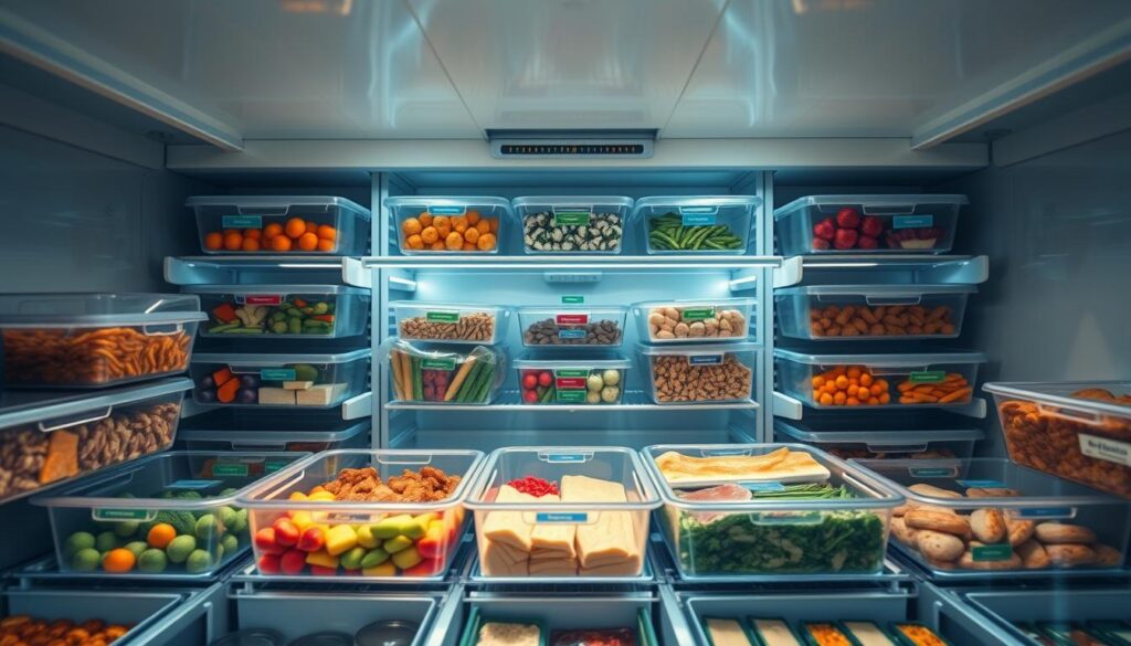 organiseret fryser system zoner